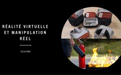 RÉALITÉ VIRTUELLE EXTINCTEUR AVEC MANIPULATION RÉEL